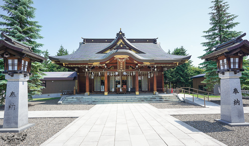 北海道美麗神社｜美瑛神社：祈求好姻緣的華麗神社，一粒米帶來萬倍財富-玉米蝦夷神籤，北海道15個蝦夷神籤之一 @緹雅瑪 美食旅遊趣