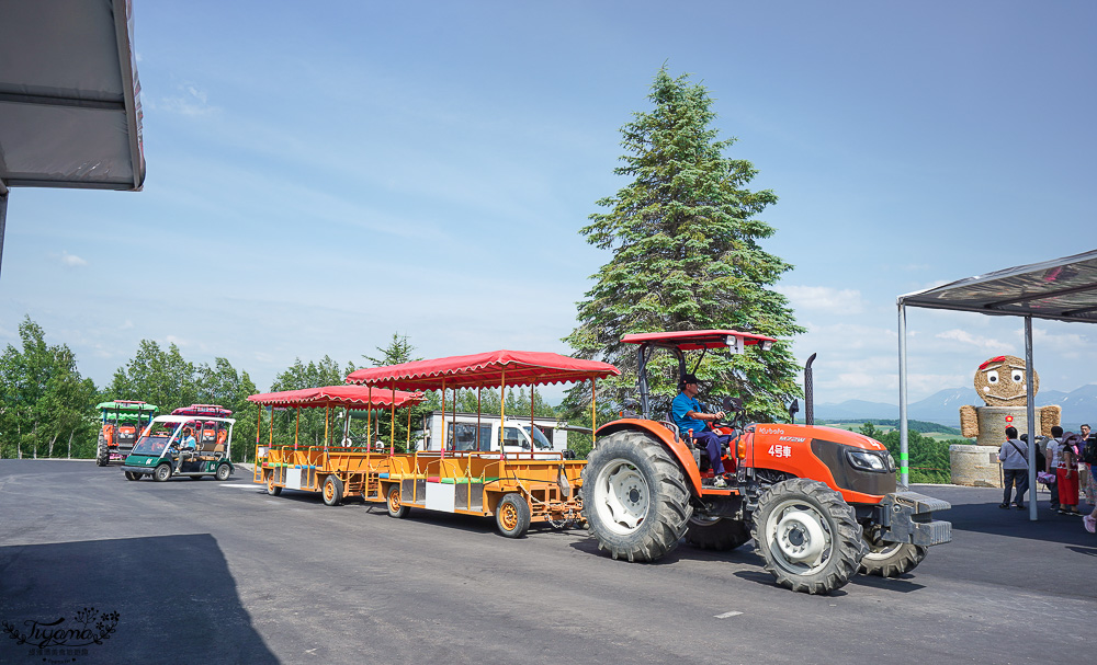 北道美瑛｜四季彩之丘：春夏季限定免入園費，遊園車NOROCCO號！10月~6月免門票 @緹雅瑪 美食旅遊趣