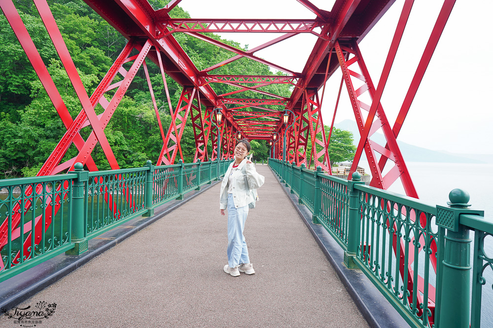 【北海道景點】支笏湖遊客中心｜山線鐵橋｜Patissier Labo｜支笏湖商店街 @緹雅瑪 美食旅遊趣