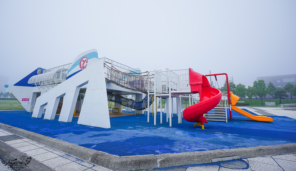 意外遇見海洋風親子公園「キラキラ公園｜Kirakira Park」苫小牧漁港旁的親子公園 @緹雅瑪 美食旅遊趣