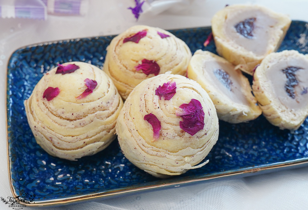 芋頭酥禮盒推薦｜阿聰師芋頭酥：台灣最具代表性的芋頭糕餅，中文怪物限定禮盒、玫躍新春禮盒、芋頭牛軋糖、貢貢香烘焙芋頭條 @緹雅瑪 美食旅遊趣