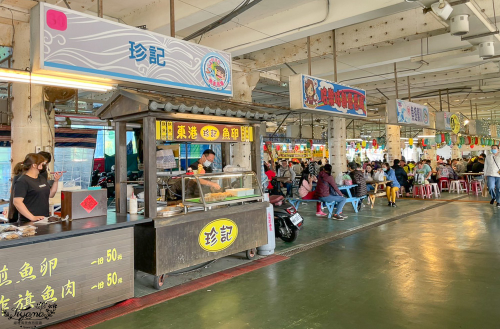 高雄興達港觀光漁市：漁港美食買海鮮螃蟹小卷、魚丸炸海鮮、生魚片，生食熟食一次買齊 @緹雅瑪 美食旅遊趣