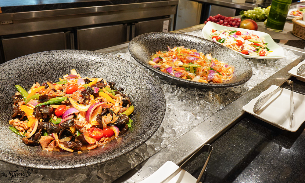 台糖長榮酒店 台南｜吃遍天下自助餐：台南聚餐推薦~台南Buffet自助餐，平日晚餐菜色 @緹雅瑪 美食旅遊趣