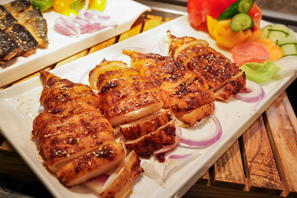 台糖長榮酒店 台南｜吃遍天下自助餐：台南聚餐推薦~台南Buffet自助餐，平日晚餐菜色 @緹雅瑪 美食旅遊趣