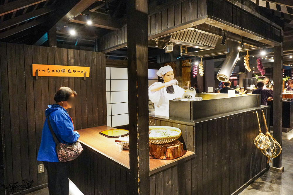 青森屋「Noresore食堂」自助早餐開箱！DIY海鮮鮮丼飯、帆立貝拉麵、帆立貝咖哩飯必吃攻略 @緹雅瑪 美食旅遊趣