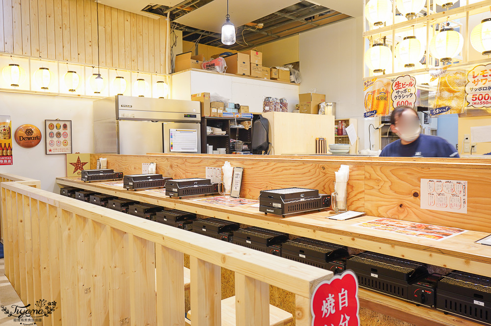 函館成吉思汗烤肉吃到飽+活貝類與烤鱈場蟹腳｜金台荒木商店：函館就是要吃海鮮、釣魷魚 @緹雅瑪 美食旅遊趣