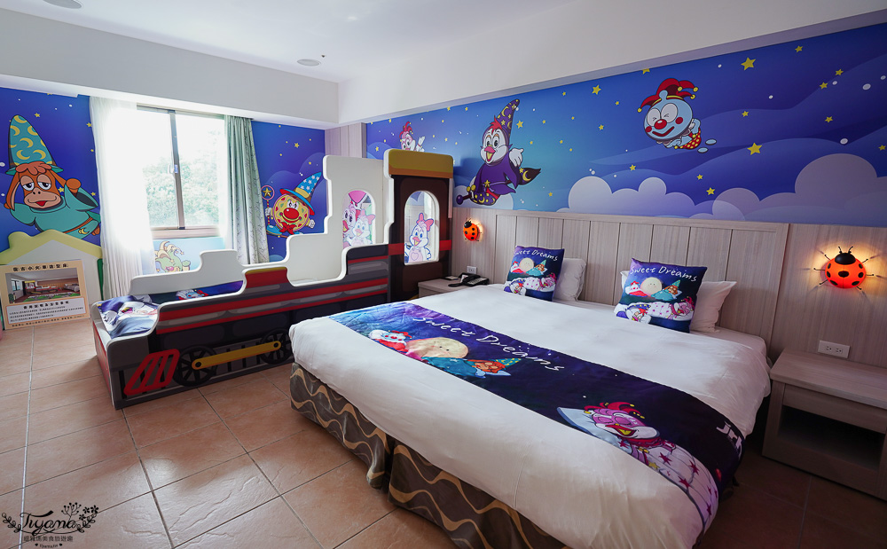 雲林樂園飯店｜劍湖山渡假大飯店：結合主題樂園的渡假飯店，小威主題房、酷奇親子主題房 @緹雅瑪 美食旅遊趣