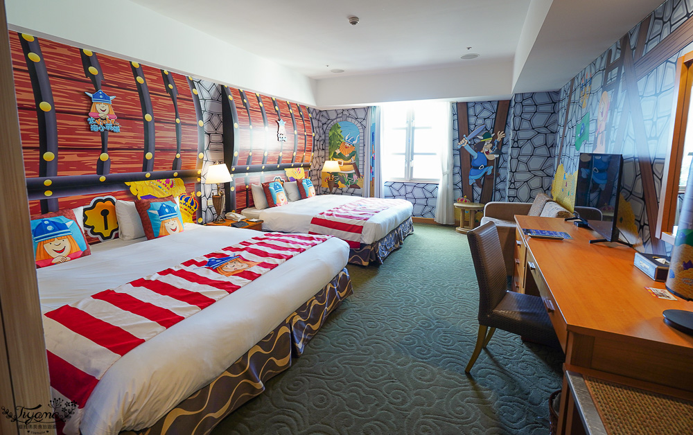 雲林樂園飯店｜劍湖山渡假大飯店：結合主題樂園的渡假飯店，小威主題房、酷奇親子主題房 @緹雅瑪 美食旅遊趣