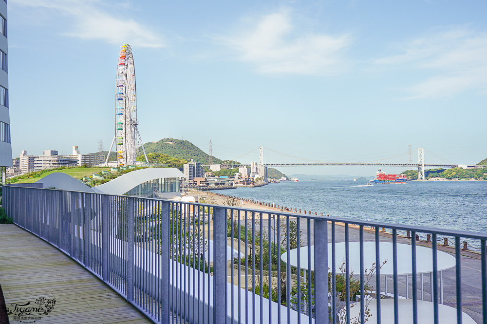 星野集團 RISONARE 下關「NAMI NAMI 露台」欣賞關門海峽海景第一排的浪漫絕美露台 @緹雅瑪 美食旅遊趣