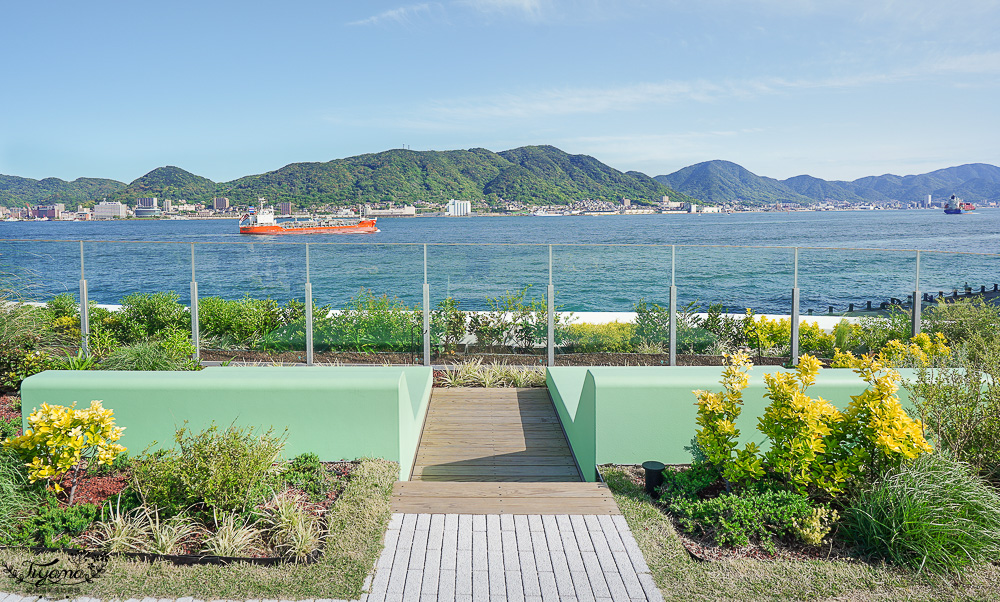 星野集團 RISONARE 下關「NAMI NAMI 露台」欣賞關門海峽海景第一排的浪漫絕美露台 @緹雅瑪 美食旅遊趣