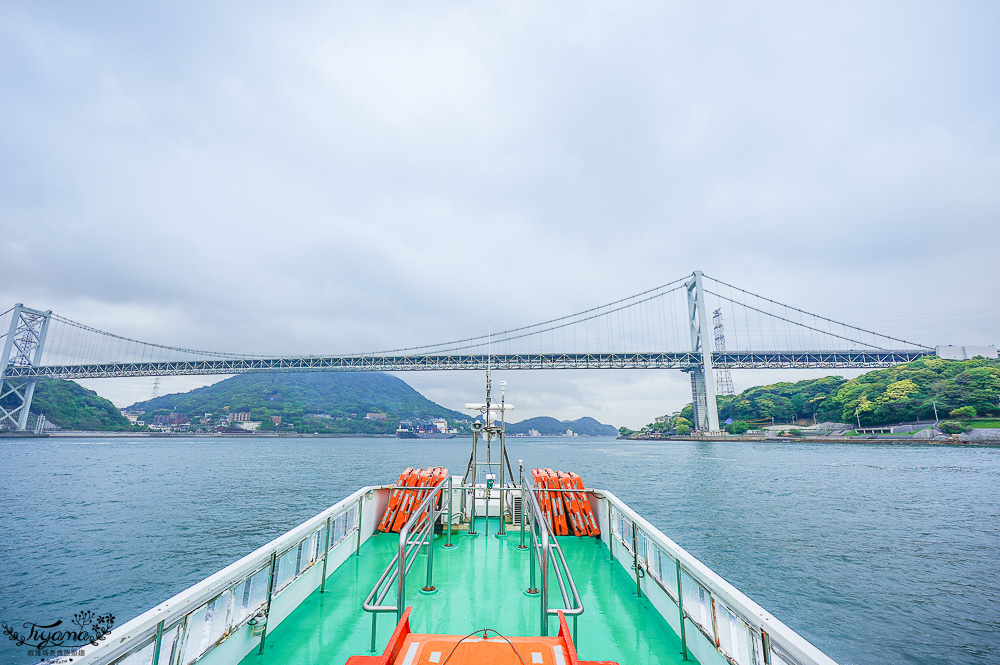 下關遊船體驗｜星野集團 RISONARE 下關「初次體驗關門海峽」，穿越關門大橋遊船之旅！ @緹雅瑪 美食旅遊趣