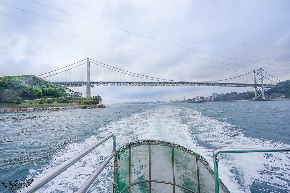 下關遊船體驗｜星野集團 RISONARE 下關「初次體驗關門海峽」，穿越關門大橋遊船之旅！ @緹雅瑪 美食旅遊趣