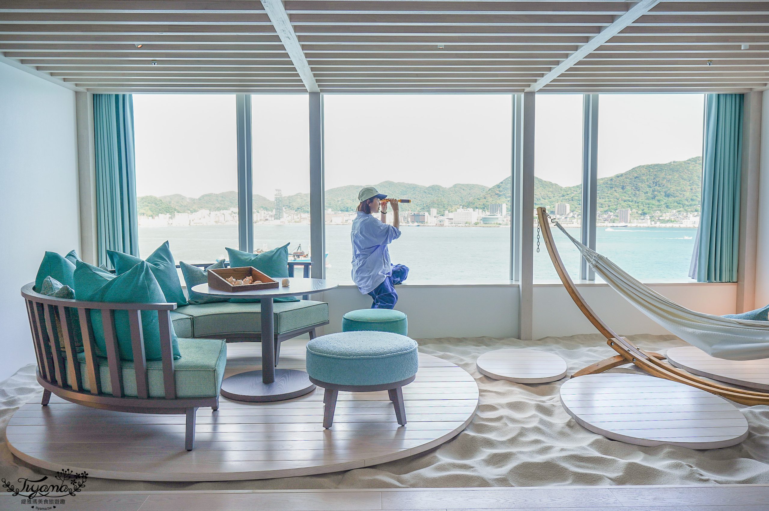 星野集團 RISONARE 下關：全棟第一排海景客房．海峽無邊際泳池．親子河豚沙灘&河豚泳池．NAMI NAMI 露臺&海峽夜間酒廊．PUKU PUKU早晚自助餐．OTTO SETTE Shimonoseki 晚餐 @緹雅瑪 美食旅遊趣