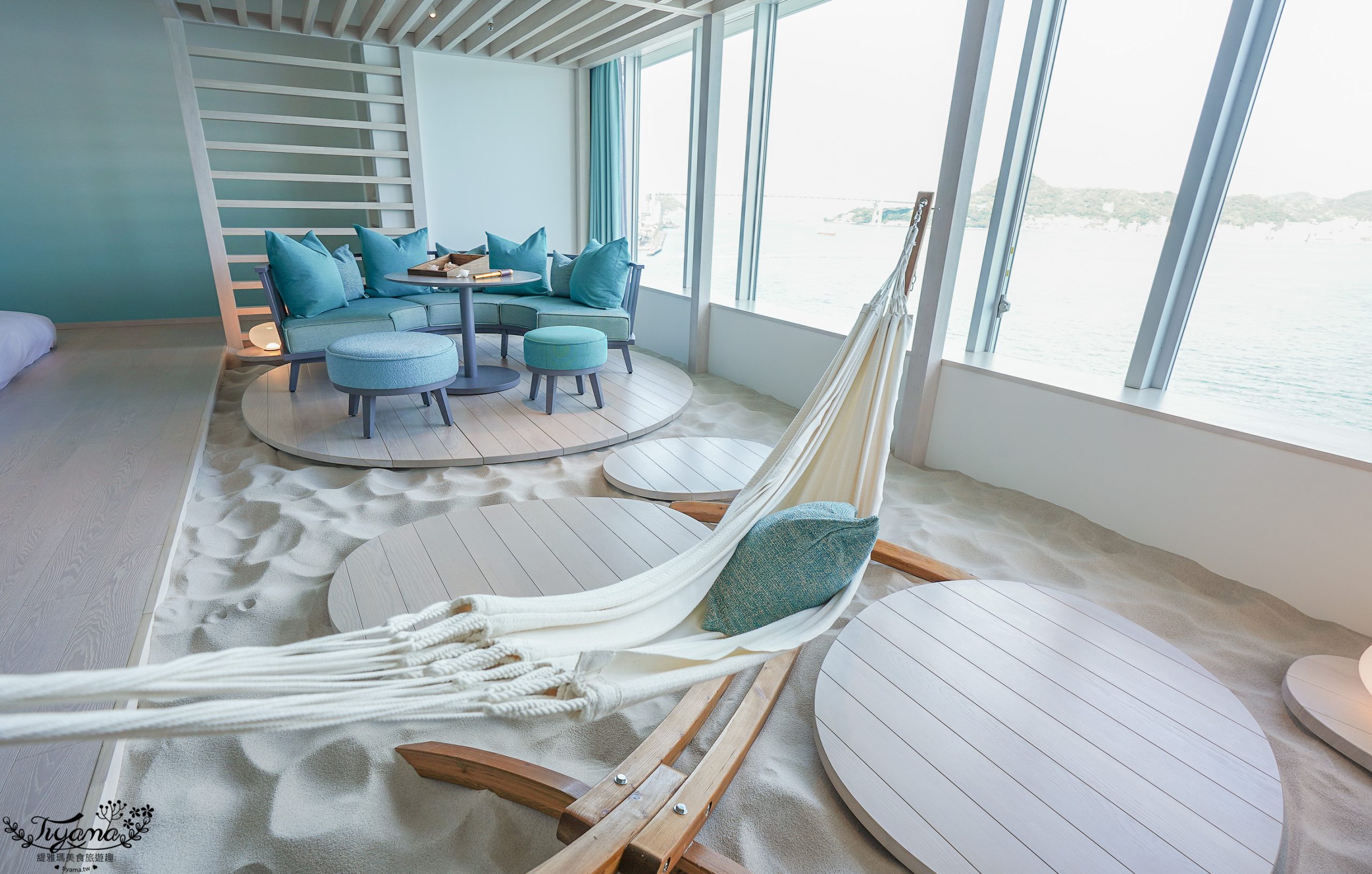 星野集團 RISONARE 下關 客房開箱篇！全棟第一排海景客房，海峽 Cabana Suite、河豚ｘ酒客房、Deluxe Quad、Superior客房 @緹雅瑪 美食旅遊趣