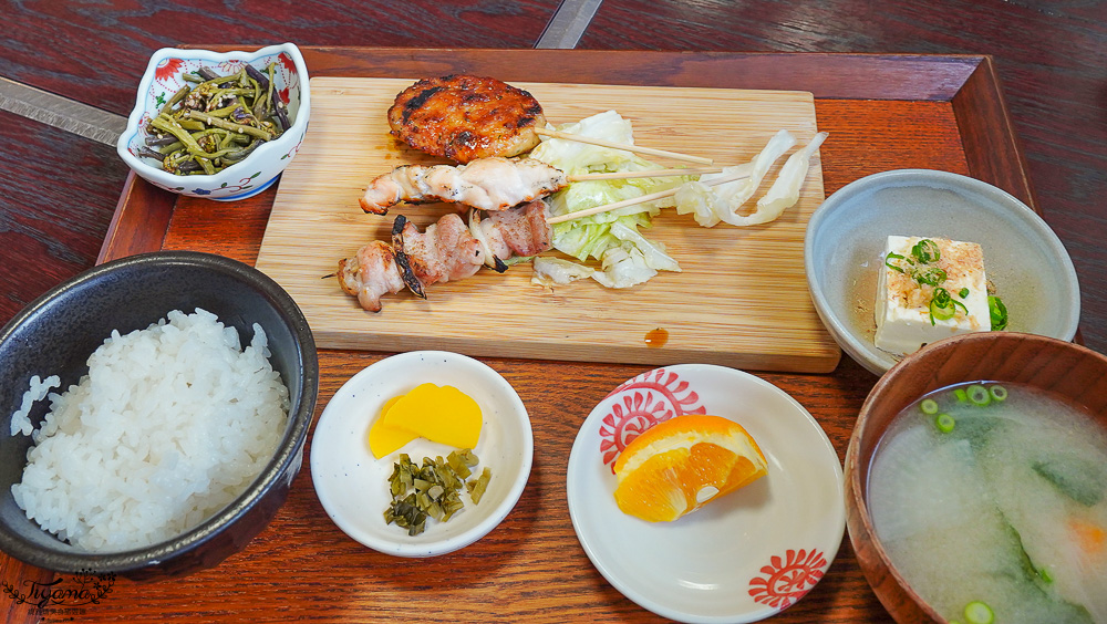 長門湯本溫泉街美食｜焼鳥 さくら食堂：午餐超值燒鳥套餐，雞肉串+生魚片套餐 @緹雅瑪 美食旅遊趣