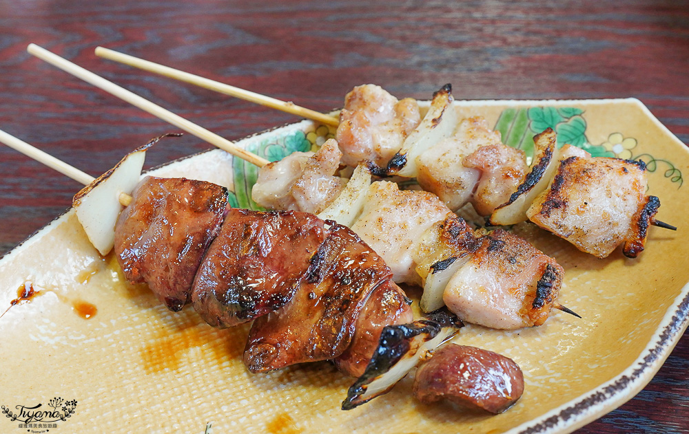 長門湯本溫泉街美食｜焼鳥 さくら食堂：午餐超值燒鳥套餐，雞肉串+生魚片套餐 @緹雅瑪 美食旅遊趣