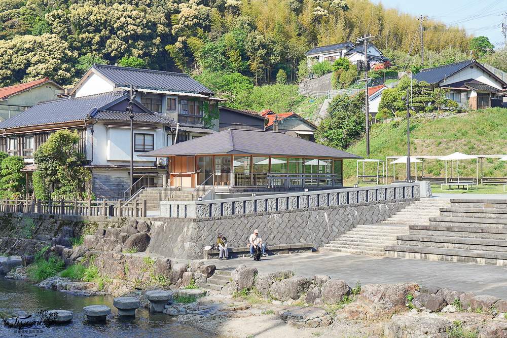 長門湯本溫泉街散策：Akebono Cafe．川床河畔露臺．恩湯．竹林の階段．紅葉の階段．焼鳥 さくら食堂．湧喜屋 @緹雅瑪 美食旅遊趣