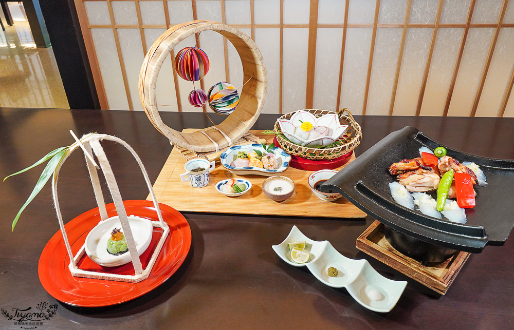 星野集團 界 長門晚餐．瓦燒會席料理：河豚、長門雞肉 海陸瓦燒料理 @緹雅瑪 美食旅遊趣
