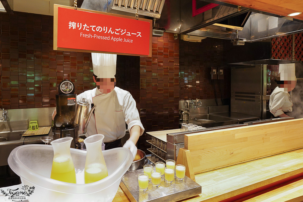 星野集團 奧入瀨溪流飯店．早餐吃什麼？「青森蘋果廚房」自助早餐澎湃開箱必吃攻略！！現作法國吐司、現搾青森蘋果汁、帆立貝昆布拉麵 @緹雅瑪 美食旅遊趣