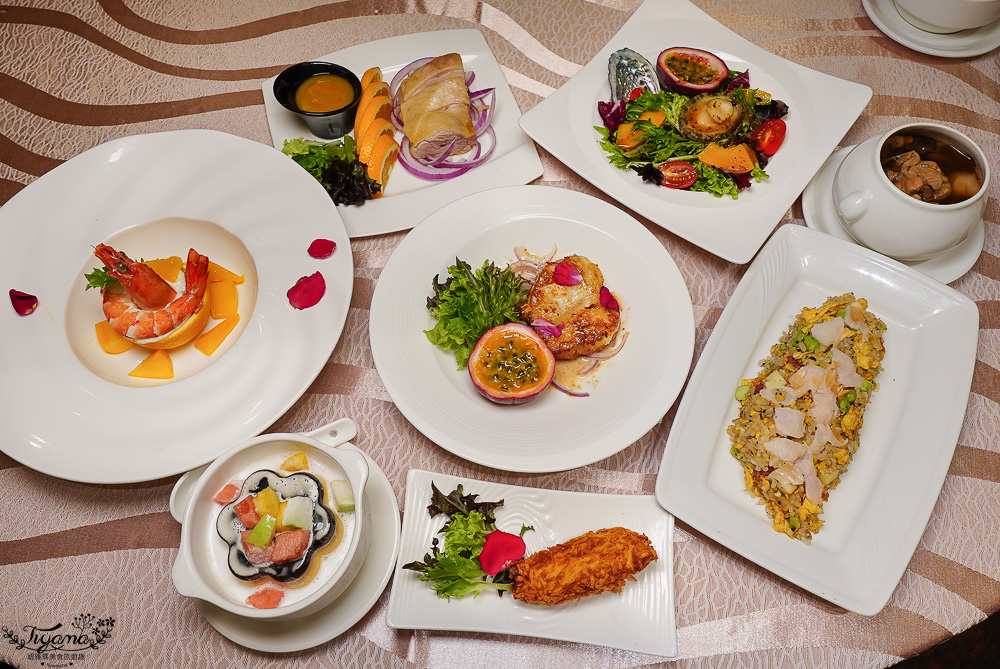 高雄美食｜福容大飯店 高雄「寶島水果餐」：全新味蕾饗案，高雄福容2樓「福園中餐廳」精湛創創意水果料理 @緹雅瑪 美食旅遊趣