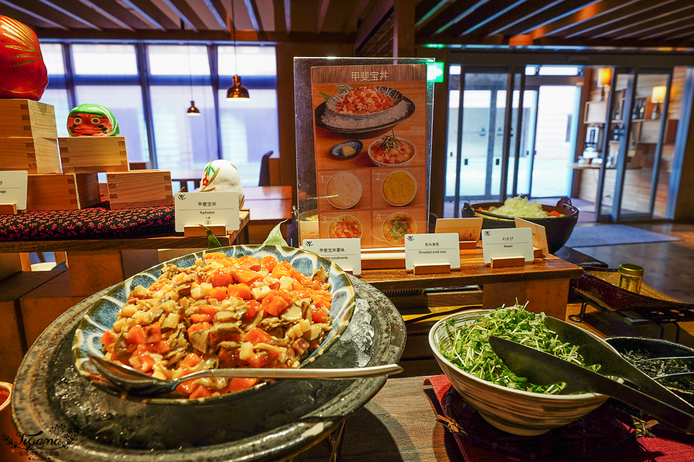星野集團 RISONARE 山梨八岳｜YYgrill 自助早餐，吃到得在地食材山梨特色「甲斐寶丼」，麝香葡萄任你暢食 @緹雅瑪 美食旅遊趣