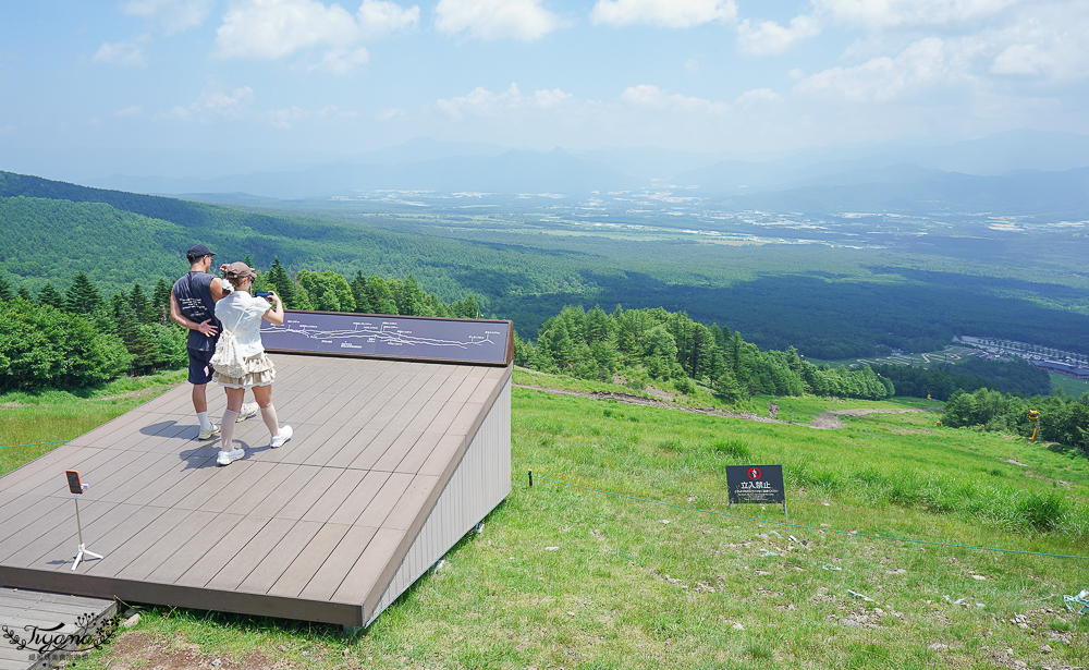 【山梨景點】 清里Terrace｜清里露台：搭太陽草甸清裡纜車，坐高原沙發座喝咖啡賞山梨八岳景色，高原卡丁車也必玩！ @緹雅瑪 美食旅遊趣