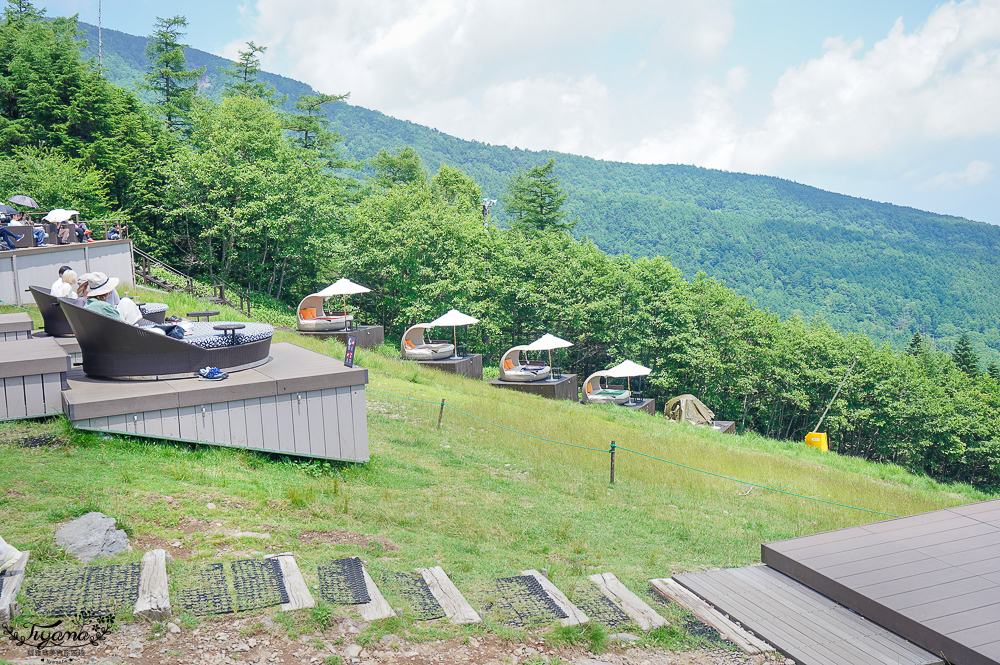 【山梨景點】 清里Terrace｜清里露台：搭太陽草甸清裡纜車，坐高原沙發座喝咖啡賞山梨八岳景色，高原卡丁車也必玩！ @緹雅瑪 美食旅遊趣