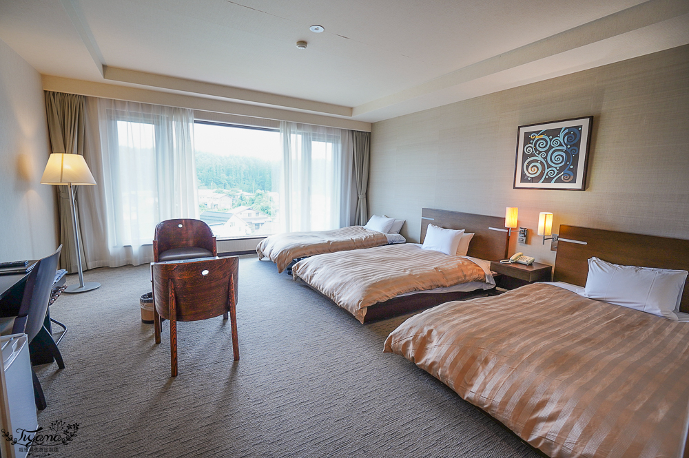 富士山河口湖住宿》格蘭度假村公主富士河口湖飯店｜The Gran Resort Princess：房間就是富士山無敵美景「山景三人房」，富士山自助早餐 @緹雅瑪 美食旅遊趣