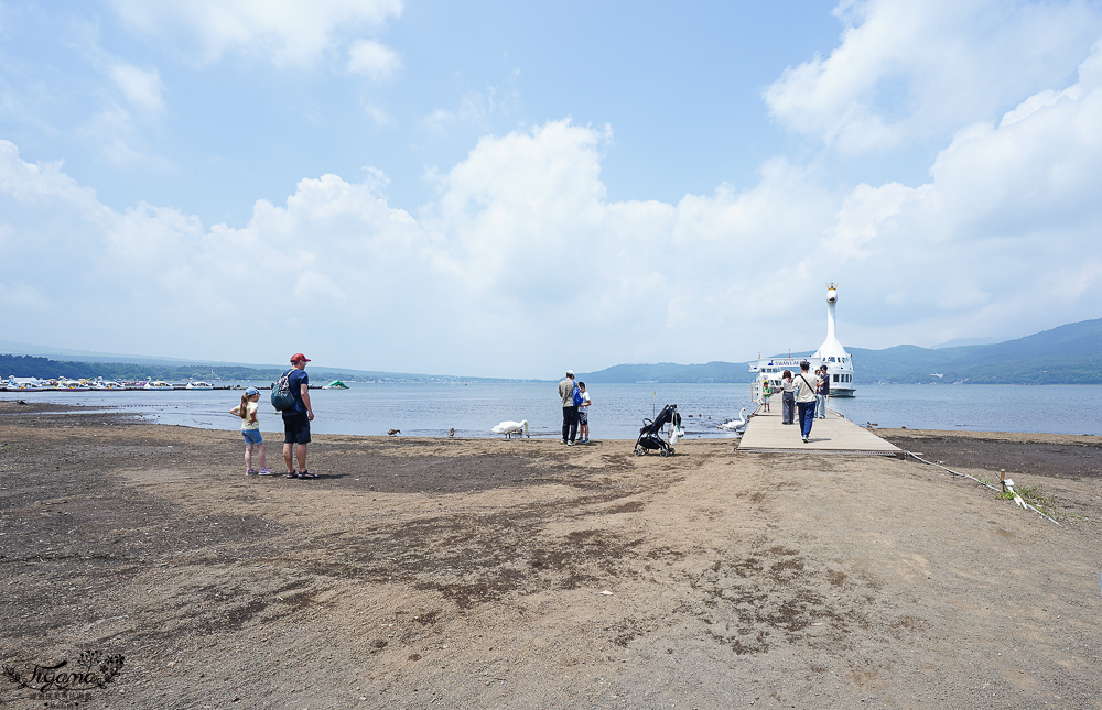 【富士山河口湖週邊景色】山中湖遊覽船“天鵝湖”:餵天鵝、搭純白天鵝造型船遊湖、森林驛站旭日丘巴士站 @緹雅瑪 美食旅遊趣 【富士山河口湖週邊景色】山中湖遊覽船“天鵝湖”:餵天鵝、搭純白天鵝造型船遊湖、森林驛站旭日丘巴士站 @緹雅瑪 美食旅遊趣