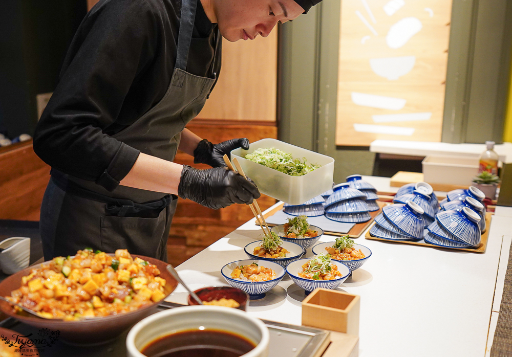 【旭川美食】OMO7 旭川 早餐篇！！OMO早餐到底有多豐盛，海鮮山芥末飯、格子鬆餅 @緹雅瑪 美食旅遊趣