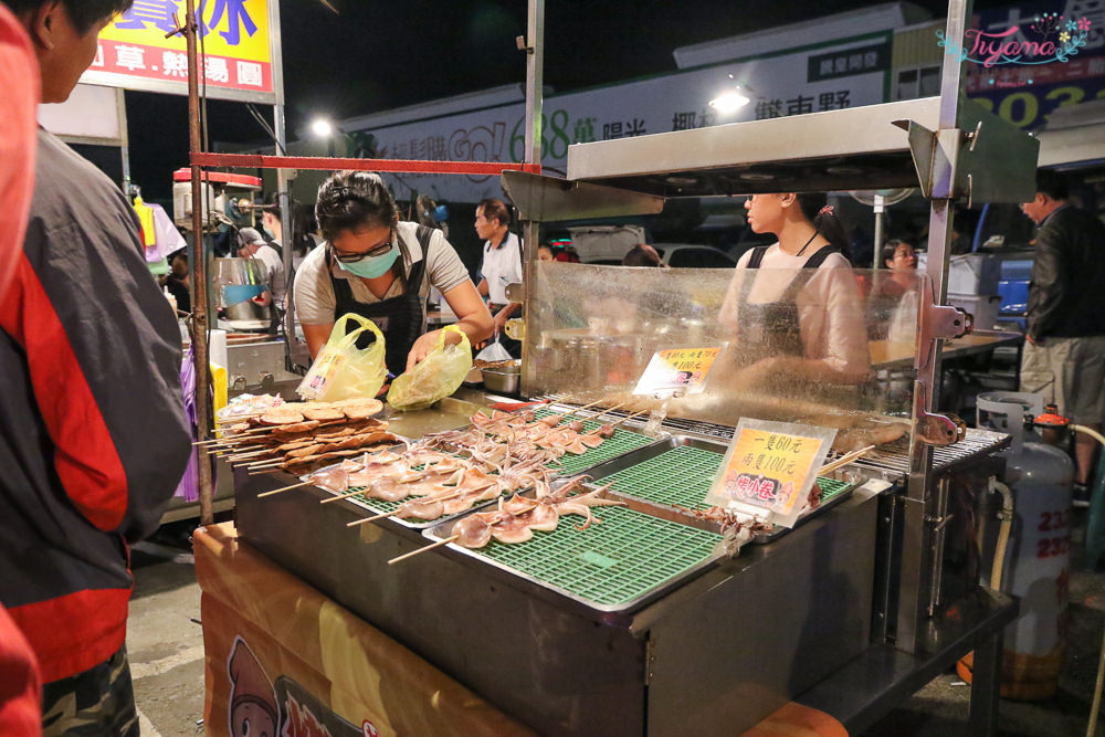 台南夜市|永大夜市美食推薦：阿香炸豆包&#038;豆腸、大頭關東煮、刨冰&#038;熱甜湯/自選料加到半碗|永康夜市 @緹雅瑪 美食旅遊趣