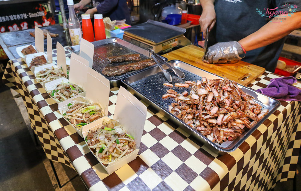 台南夜市|永大夜市美食推薦：阿香炸豆包&#038;豆腸、大頭關東煮、刨冰&#038;熱甜湯/自選料加到半碗|永康夜市 @緹雅瑪 美食旅遊趣