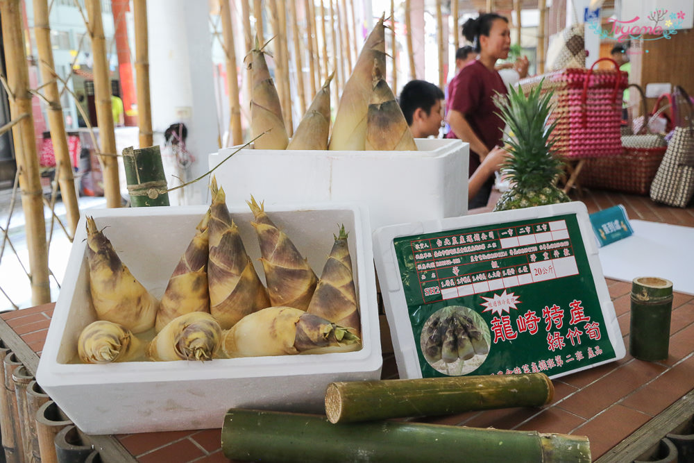 台南龍崎一日遊.崎聚市集~台南親子遊攻略，竹編DIY.採蝶豆花，龍崎好吃好玩一整天！！ @緹雅瑪 美食旅遊趣