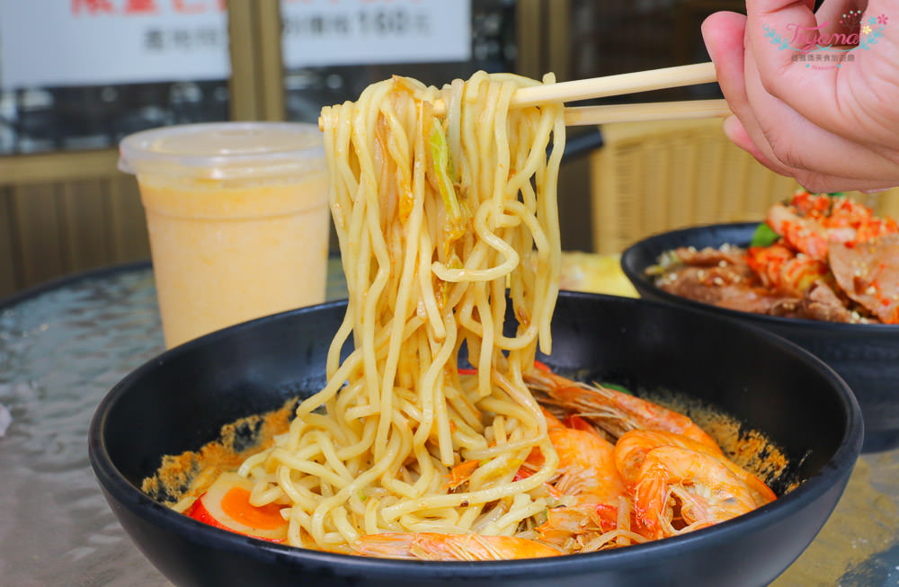 小福袋著走美食|新加坡風味爆多蝦~鮮蝦叻沙麵，平價好味道 @緹雅瑪 美食旅遊趣