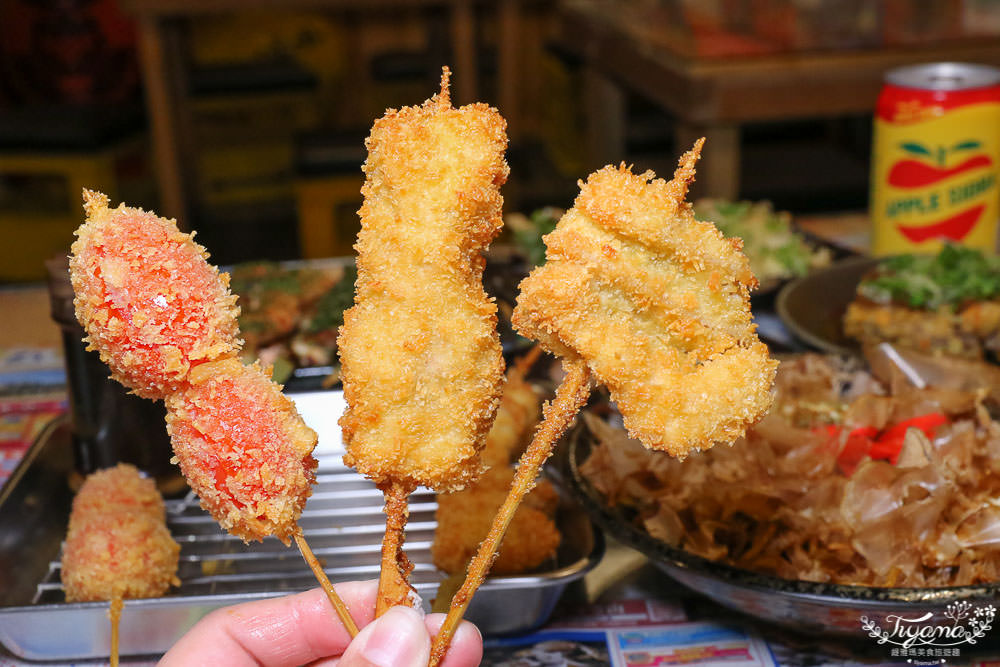 高雄串燒|炭樵日式串燒居酒屋：燒烤.串燒.串炸，高雄人氣深夜食堂 @緹雅瑪 美食旅遊趣