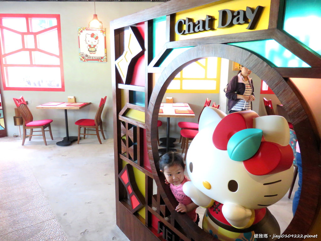 【台南.中西區】HELLO KITTY 呷茶 Chat Day。HELLO KITTY主題餐廳：結合台南府城文化元素的茶飲輕食餐廳 @緹雅瑪 美食旅遊趣