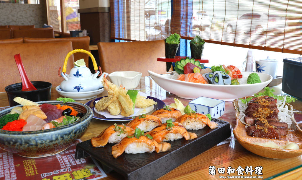 【高雄.鳳山區】蒲田和食料理。日本料理：刺身∣壽司∣生魚握∣丼飯∣手捲∣揚物∣燒物∣冷物沙拉，平價滿足吃飽飽 @緹雅瑪 美食旅遊趣