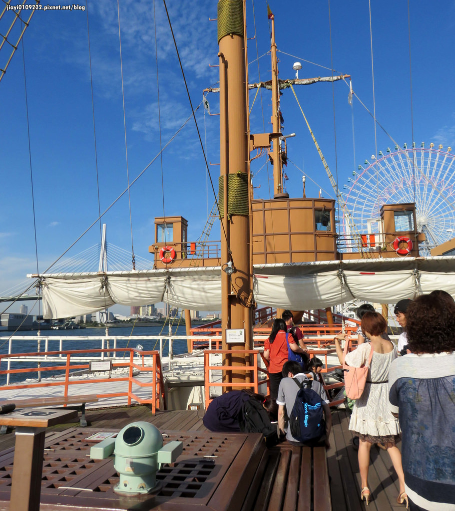 【大阪周遊卡】天保山大摩天輪+帆船型觀光船聖瑪麗亞號 @緹雅瑪 美食旅遊趣