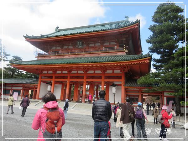 【京都景點】平安神宮賞櫻.平安神宮神苑泰平閣 @緹雅瑪 美食旅遊趣